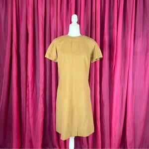 Vintage 60s Carlye union made mod shift dress, SiBonne lining, size 12